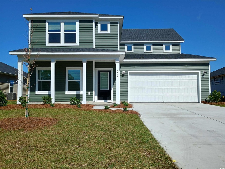 Traditional-style home featuring central AC, a fro