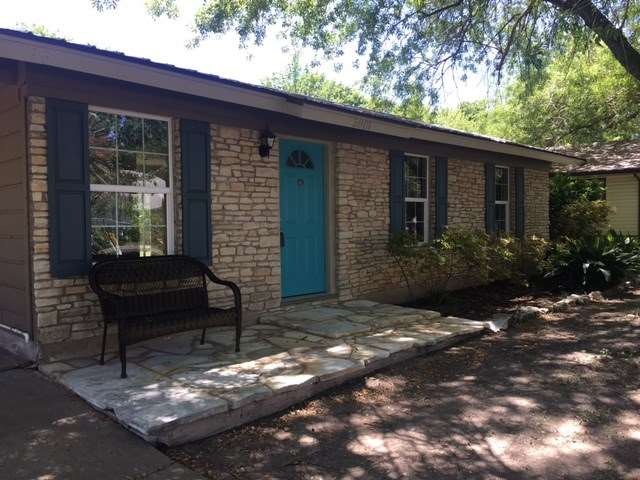 Freshly painted exterior and gorgeous entry way in