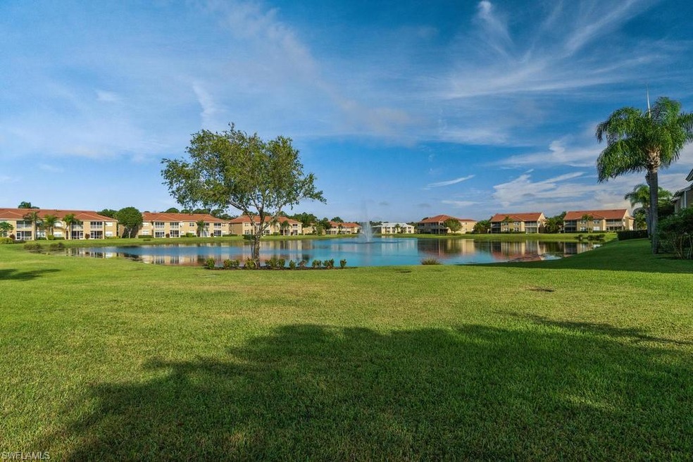 Expansive view from screened-in patio to the lake.