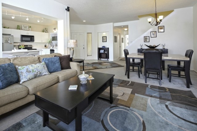 Living LARGE is easy. High ceilings, open floor pl