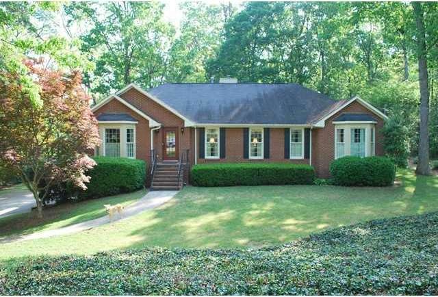 Exterior Front. Traditional family home on lovely,