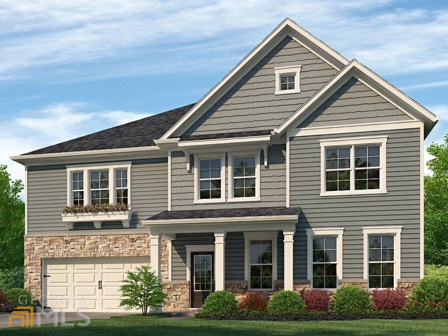 color rendering. not actual home. sample same plan