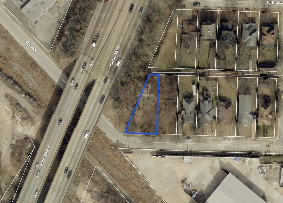 Map of property location with property boundaries highlighted