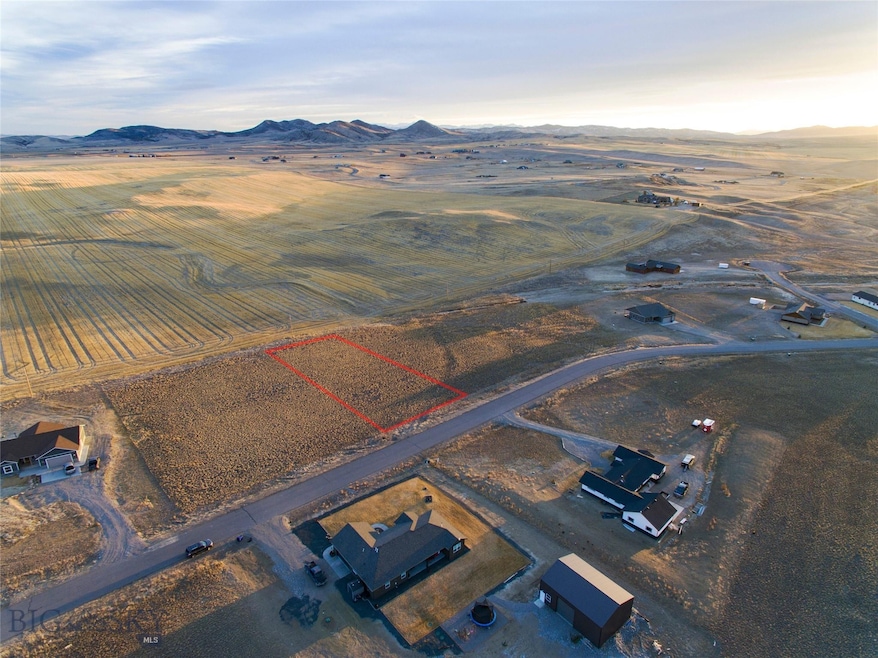 Full boundary outlined, Southwest facing view