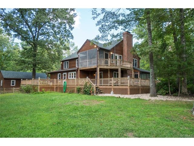 Easily a favorite view of the home is the rear, sh