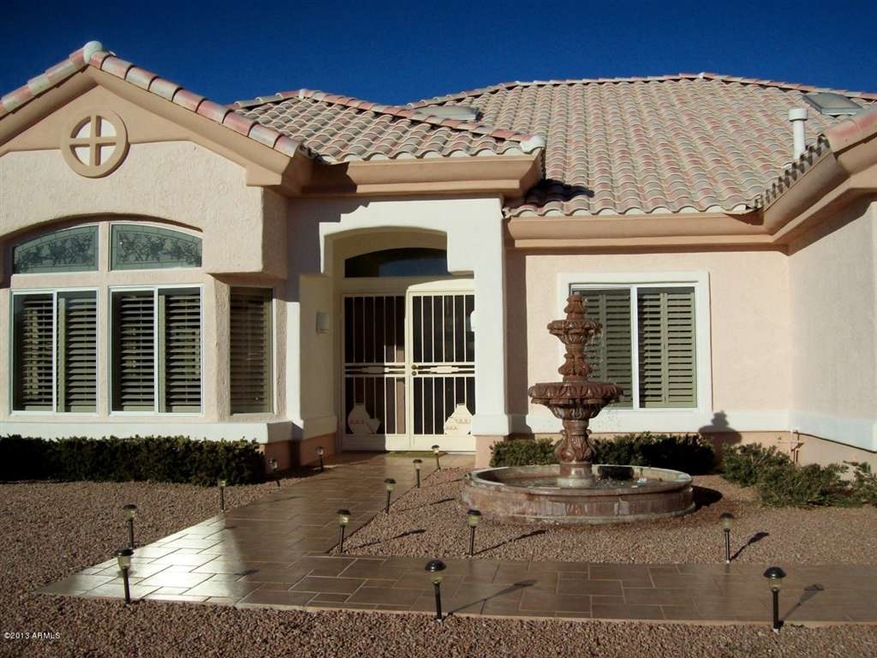Charming Water Feature Welcomes Guests