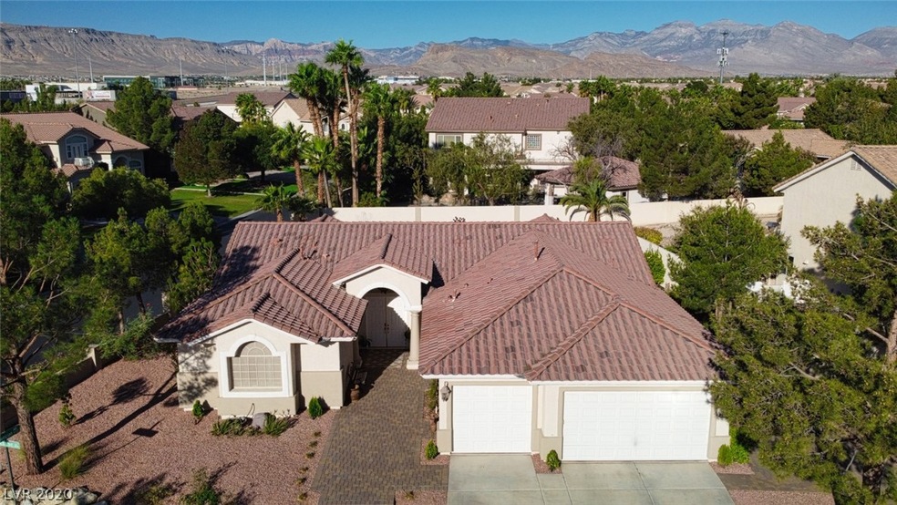 Aerial view of the house and surrounding Foothills