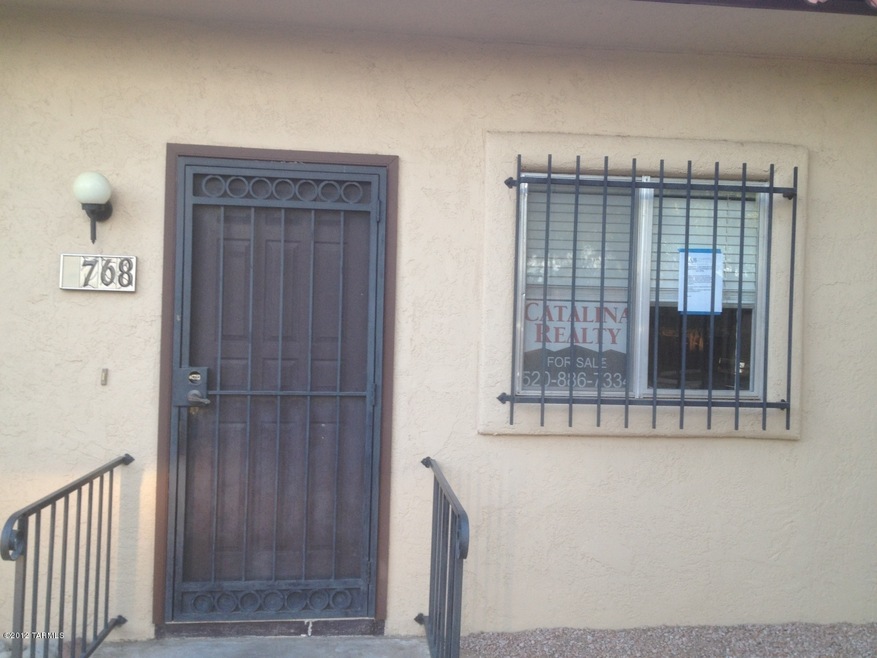 front with sign