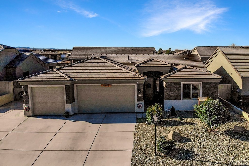 Single story home with a 3 car garage