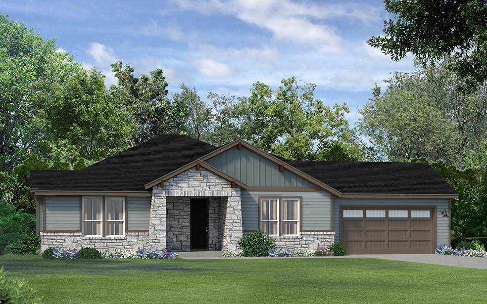 Craftsman-style house featuring stone siding, an 