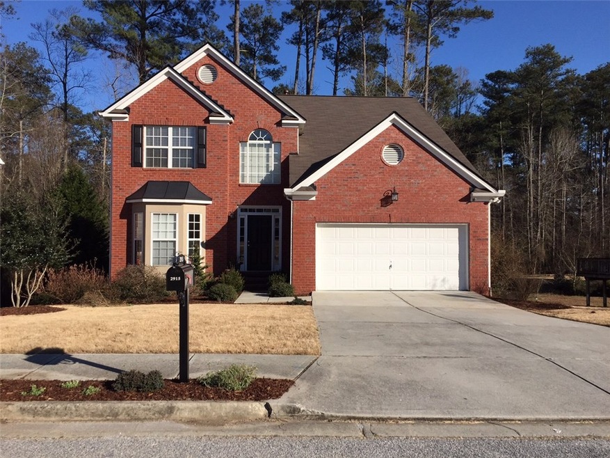 Traditional two story brick home with full basemen
