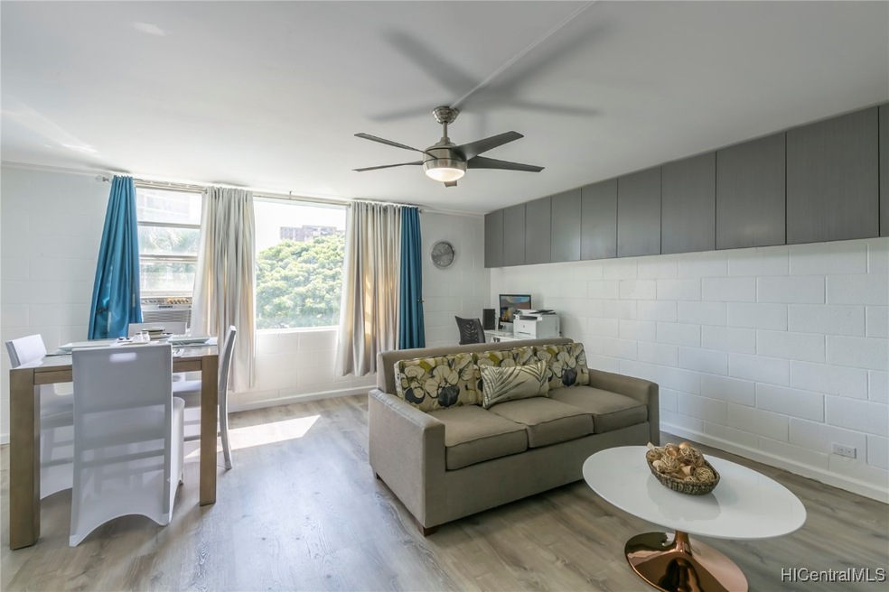 Bright and airy, new vinyl flooring throughout the