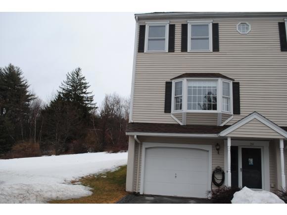 End unit with 1 car garage
