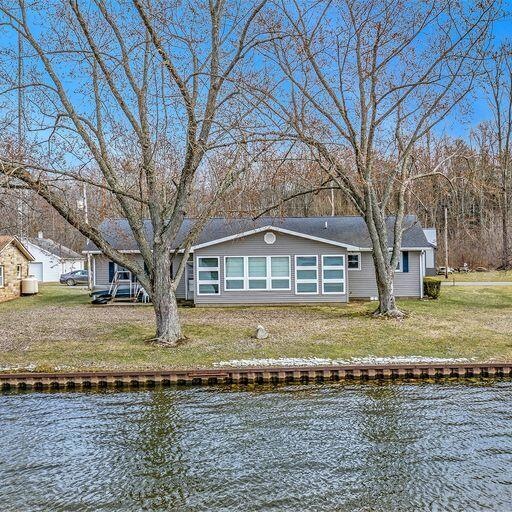 lake side of home