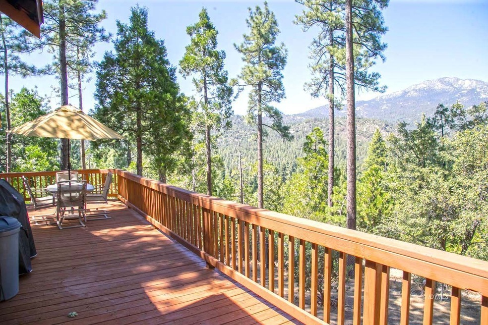 Large deck with views