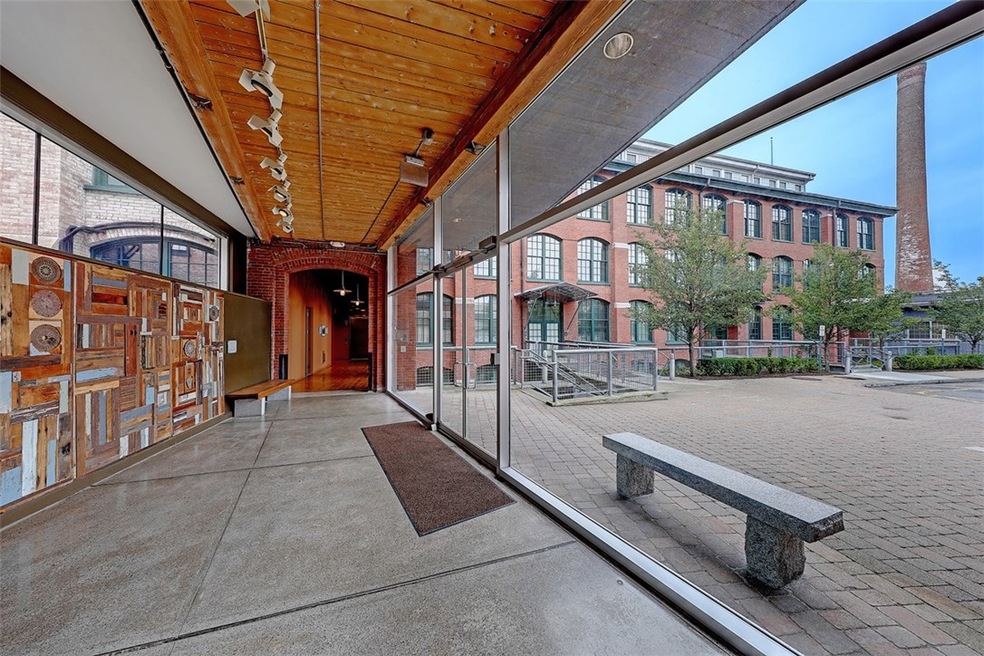 Front entry to Riverfront Lofts