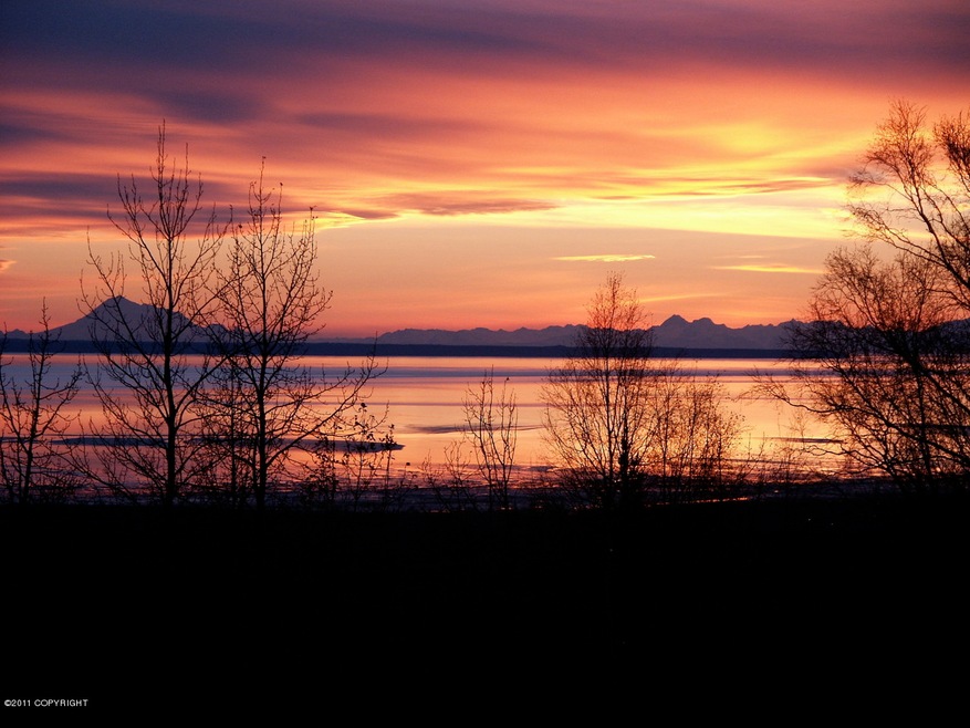 winter sunset