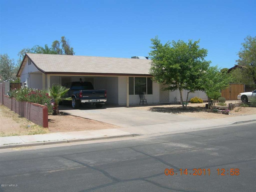 Front of home