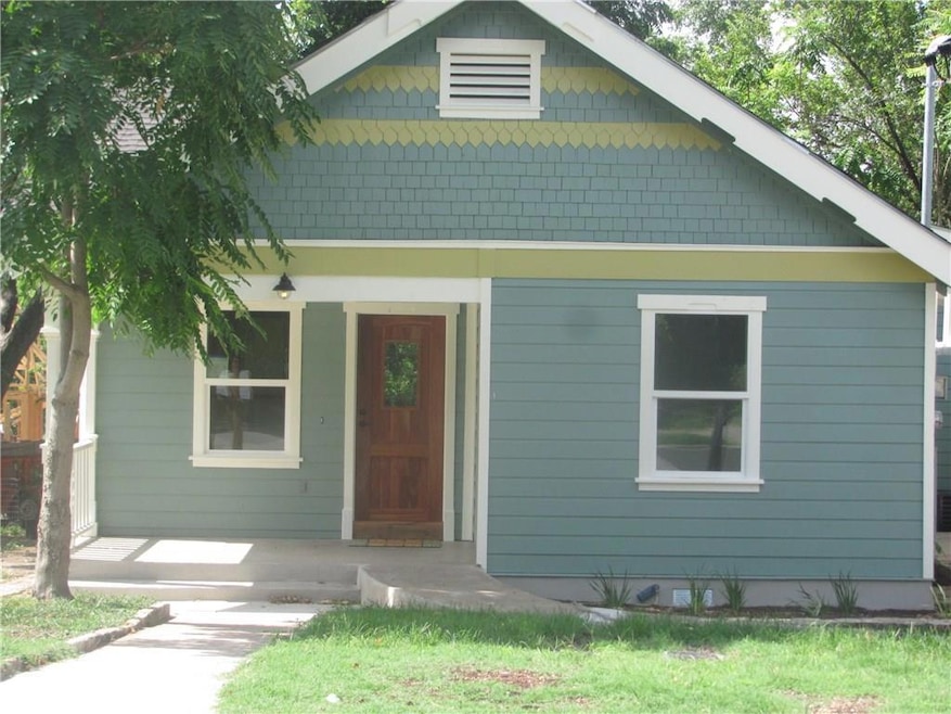 Bungalow-style house featuring covered porch