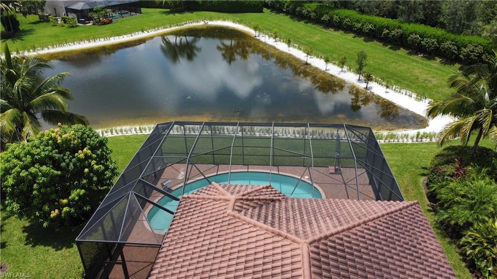 Private lake view on over-sized lot