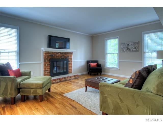 New refinished H/W floors!  New blinds, wood-burni