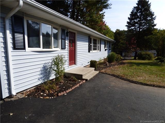 Easy entrance with new paved driveway
