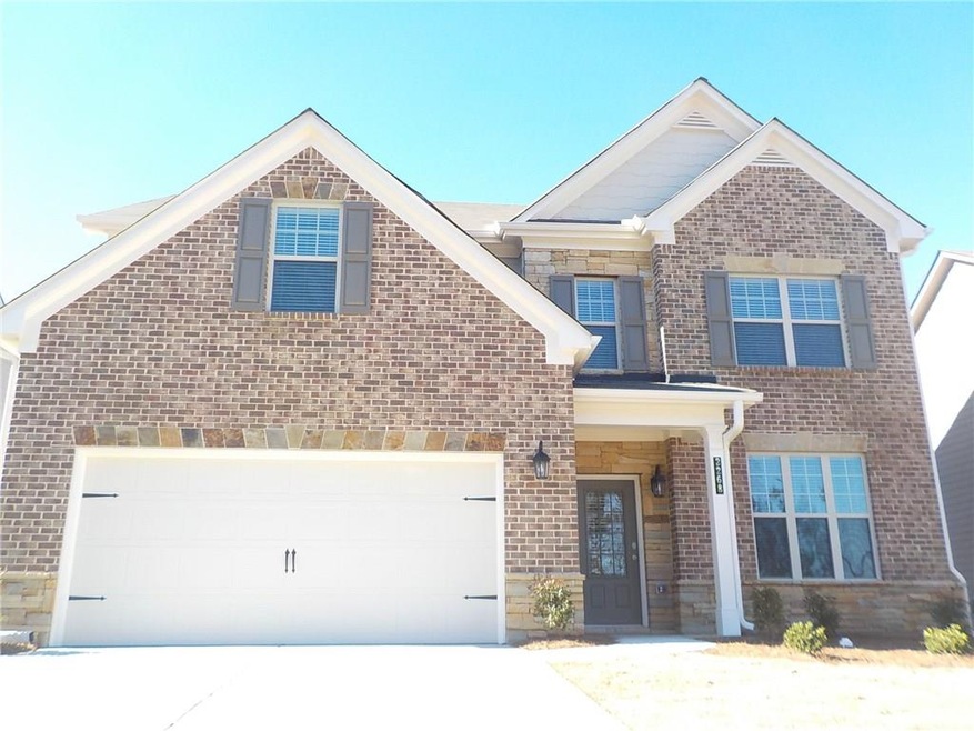 Belmont with Brick and Stacked Stone