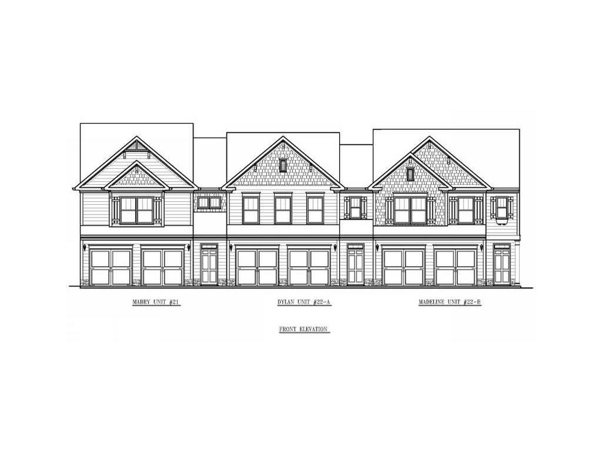 Exterior Front. Builder Rendering