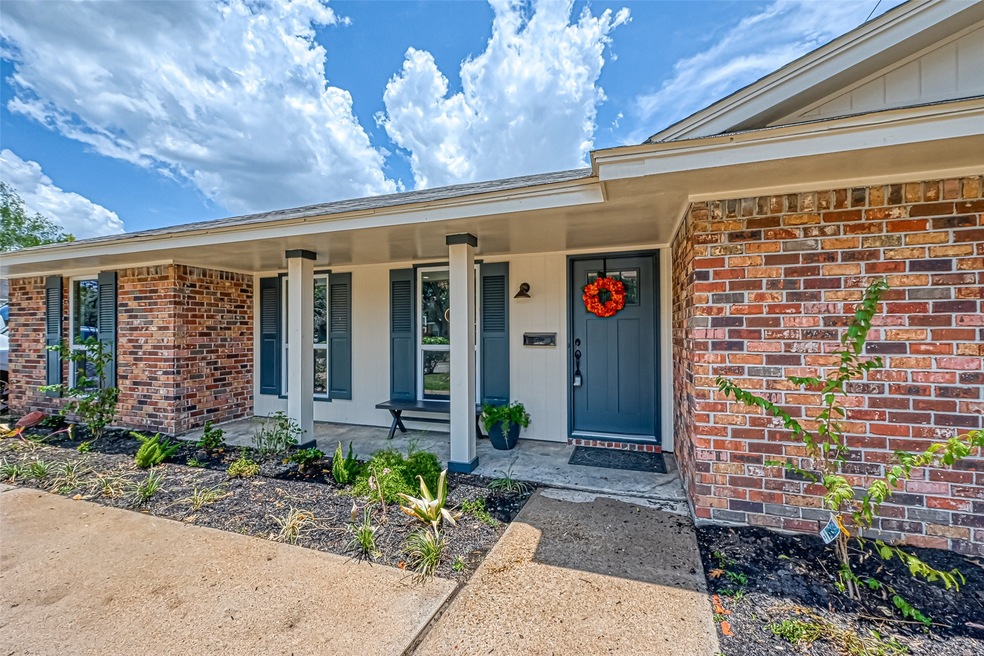 Freshly painted exterior.