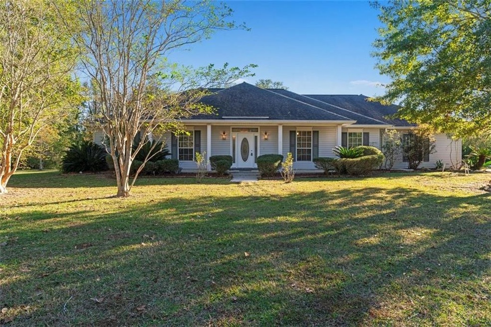 Front view of the house