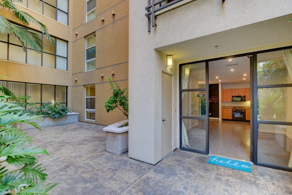 A 500 sqft. private patio welcomes you home!
