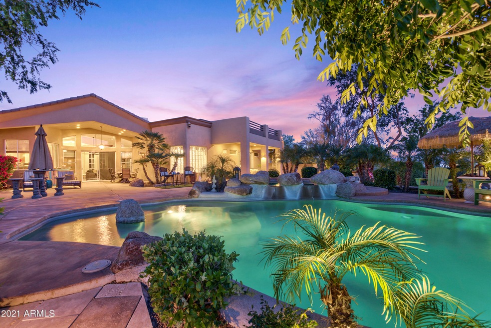 BACKYARD AT TWILIGHT