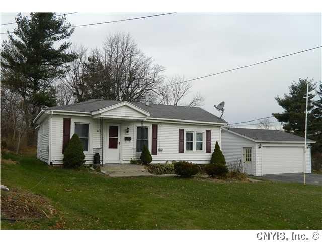 Exterior Front. Completely remodeled ranch home with detached two-stall garage close to Ohio Street School and churches.