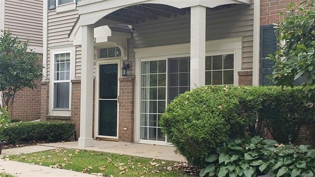 Front entrance overlooking neighboring golf course