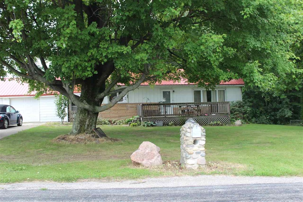 shade trees and view from north