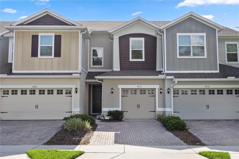 Front (middle townhome)