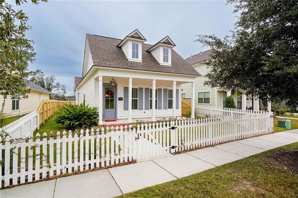 White picket fence