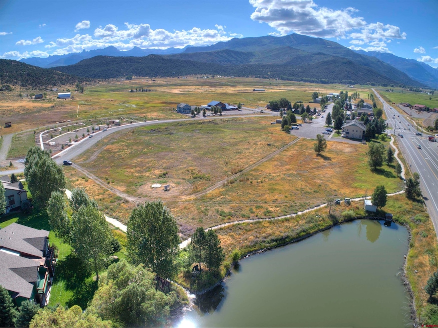 This is a view of the property looking south from 