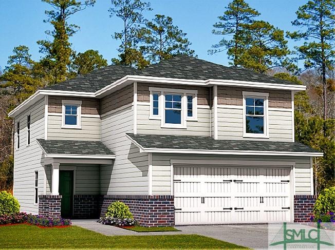 Crestview Elevation B - Artist Rendering