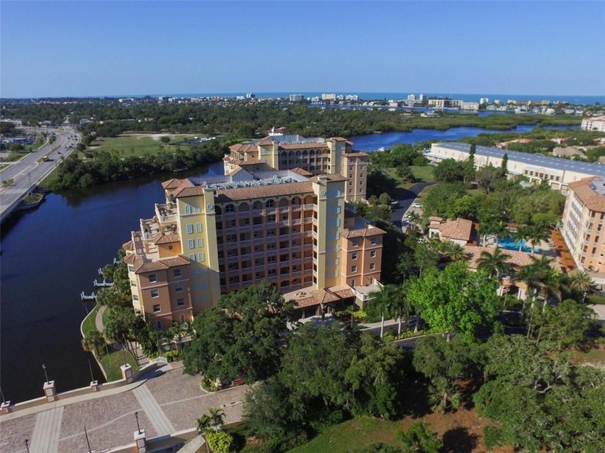 Aerial view of building