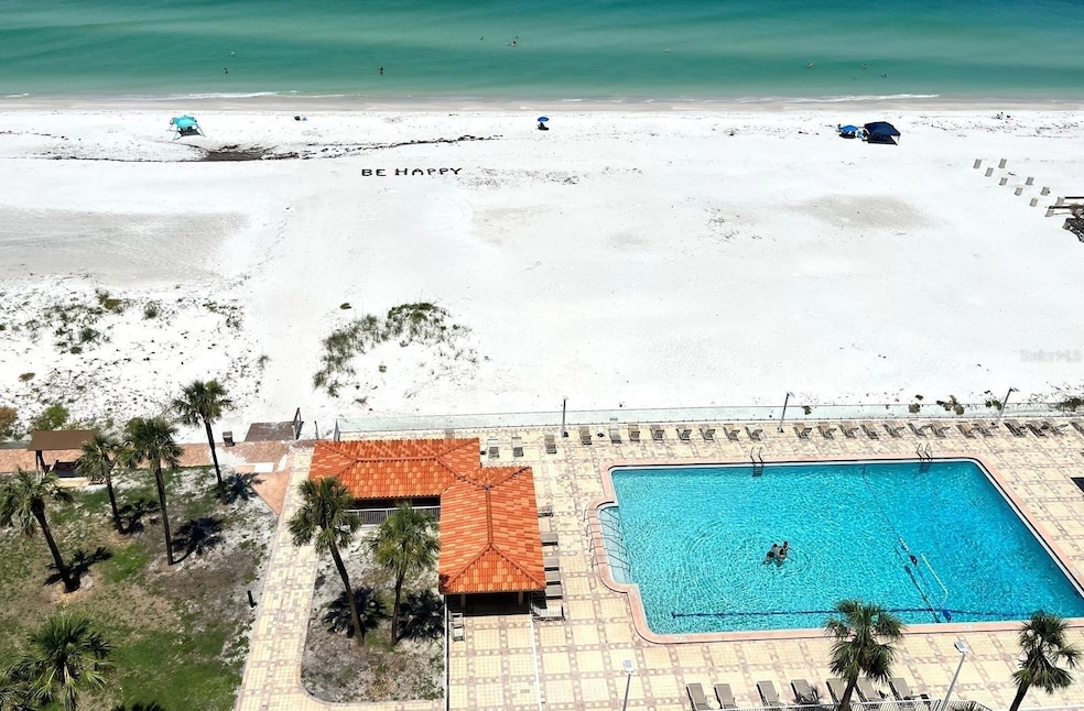 Direct Beach, Gulf and Pool Views from 2 Balconies
