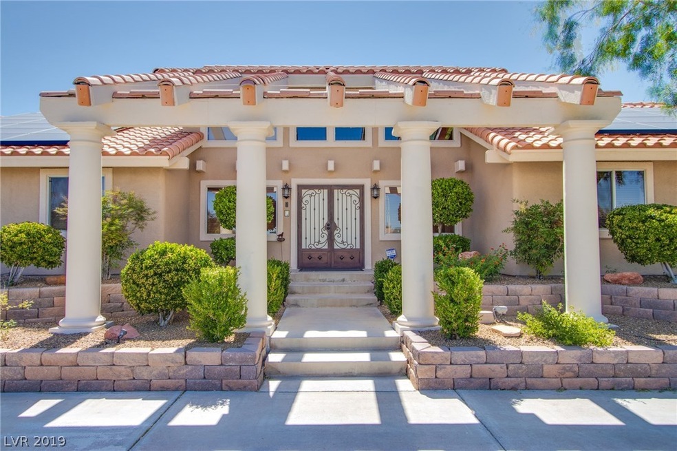 front entrance --circular drive -- double doors