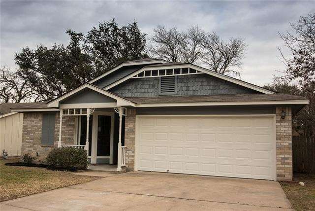 Front of home and new paint on the exterior