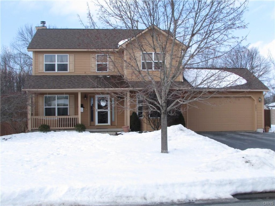 Landscaped front yard
