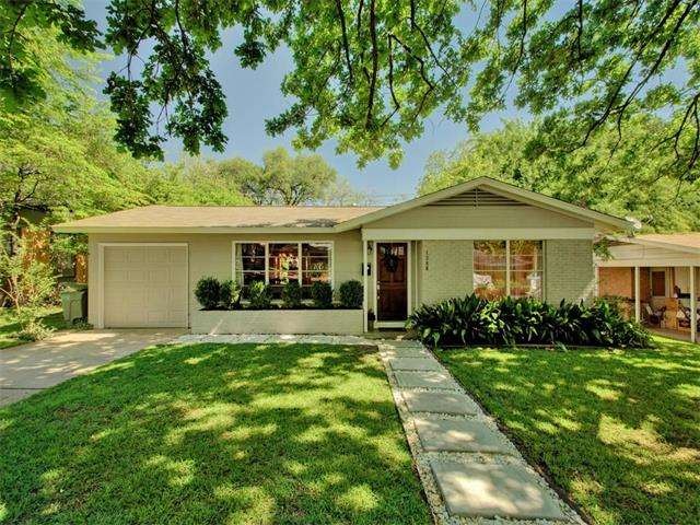 Front with lovely landscape and new front walk way