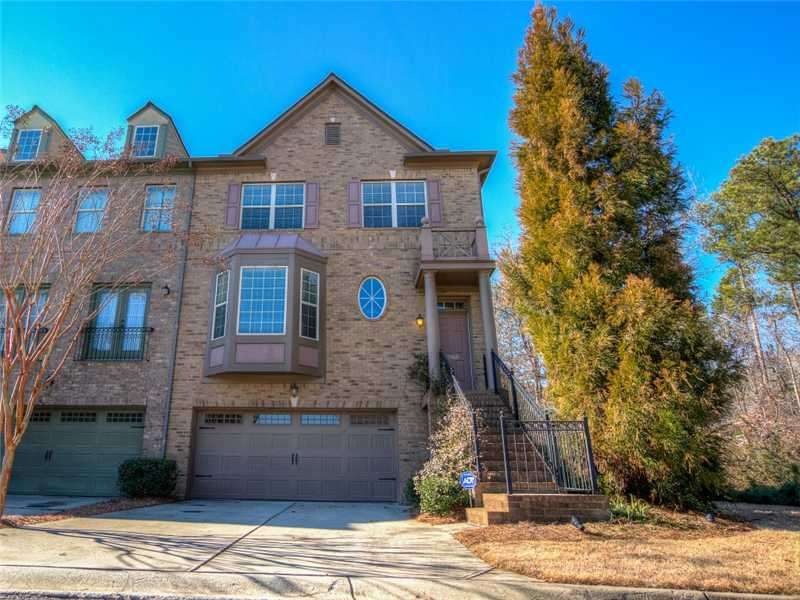 Exterior Front. Beautiful brick end unit townhome