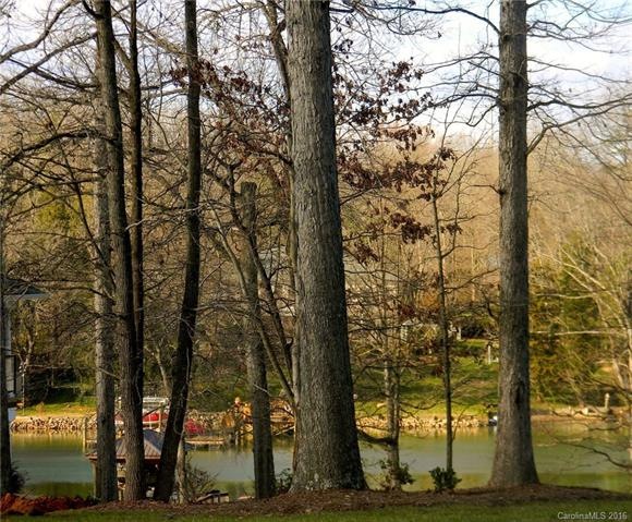 View from front of lot overlooking nice wide cove.