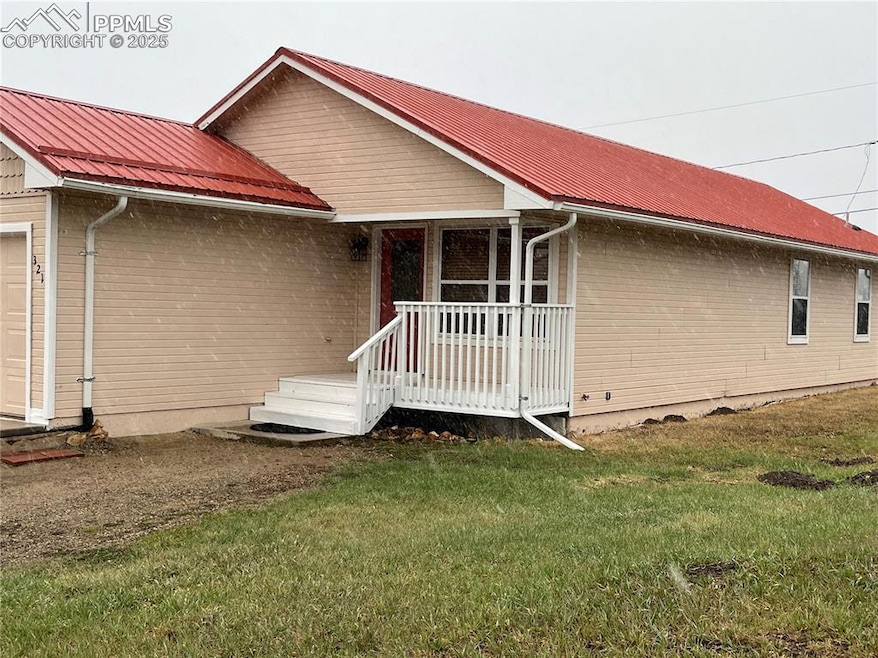 Home sits on a nice level corner lot, driveway plu
