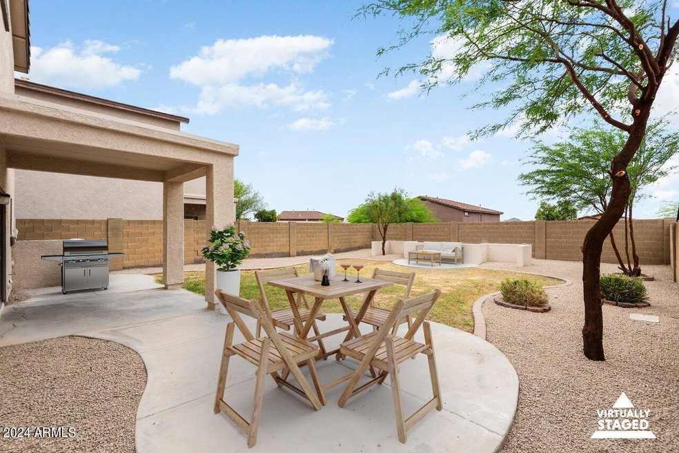 Virtually Staged Backyard