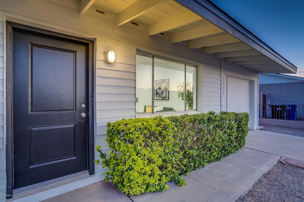 Front door dusk